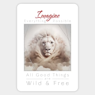 Lion Nature Outdoor Imagine Wild Free Sticker